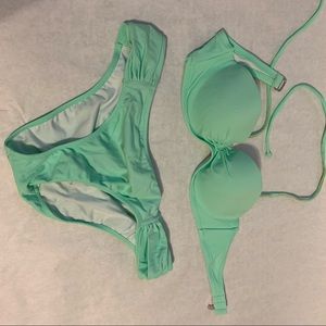 Victoria’s Secret Swimsuit Mint Seafoam Medium 34A